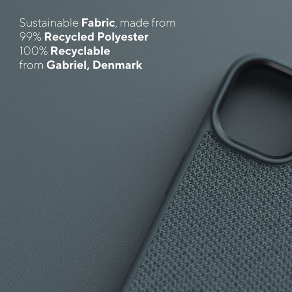 Njorð Collections Fabric Case für das Apple iPhone 14 Pro Max - Dark Grey