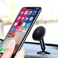 Baseus Magnetic Car Mount für das iPhone 13 - Handyhalterung für das Auto - Armaturenbrett oder Windschutzscheibe - Magnetisch - Schwarz