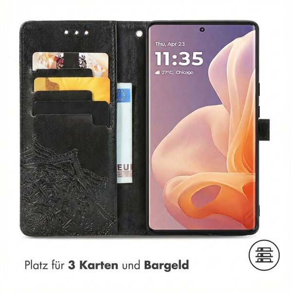 imoshion Mandala Klapphülle Motorola Moto G85 - Schwarz