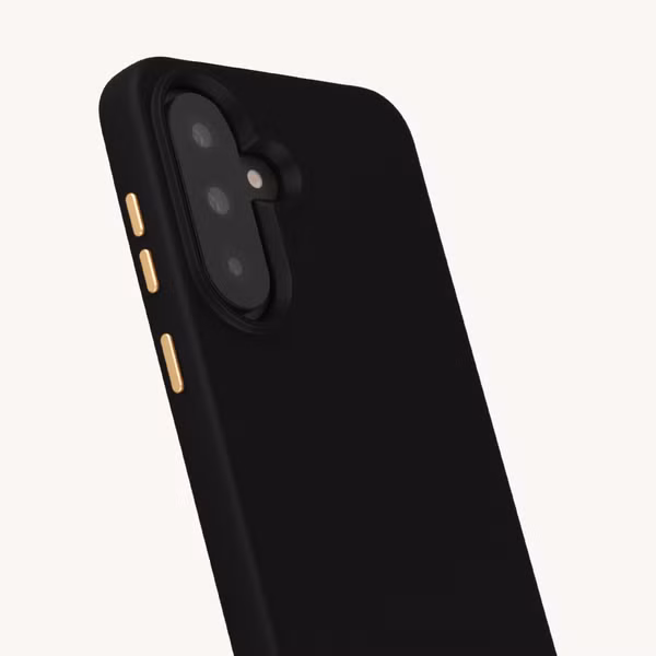 Selencia Rivièra Backcover mit MagSafe mit abnehmbaren Haken Samsung Galaxy A36 / A56 - Velvet Black