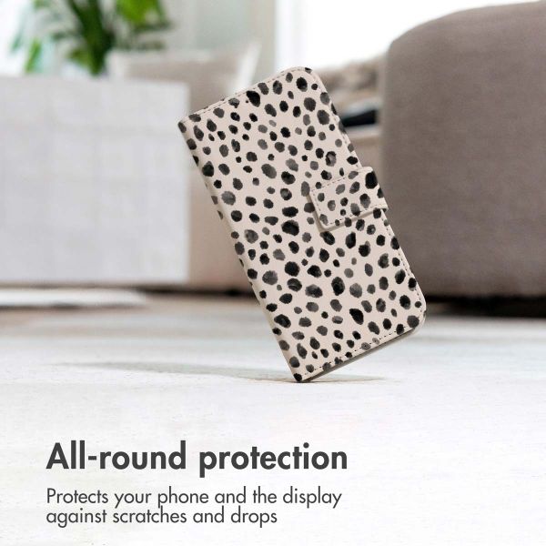 imoshion Design Klapphülle Samsung Galaxy A34 (5G) - Black And White Dots