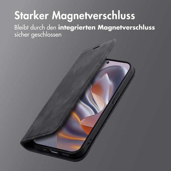 imoshion Slim Klapphülle Motorola Thinkphone 25 / Edge 50 Neo / Edge 60 Neo - Schwarz