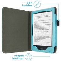 imoshion Vegan Leather Klapphülle Kobo Clara HD - Hellblau