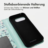 imoshion Design Klapphülle Google Pixel 9A - Blue Flowers