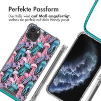 imoshion Design Hülle mit Band Apple iPhone 11 Pro Max - Jellyfish Watercolor