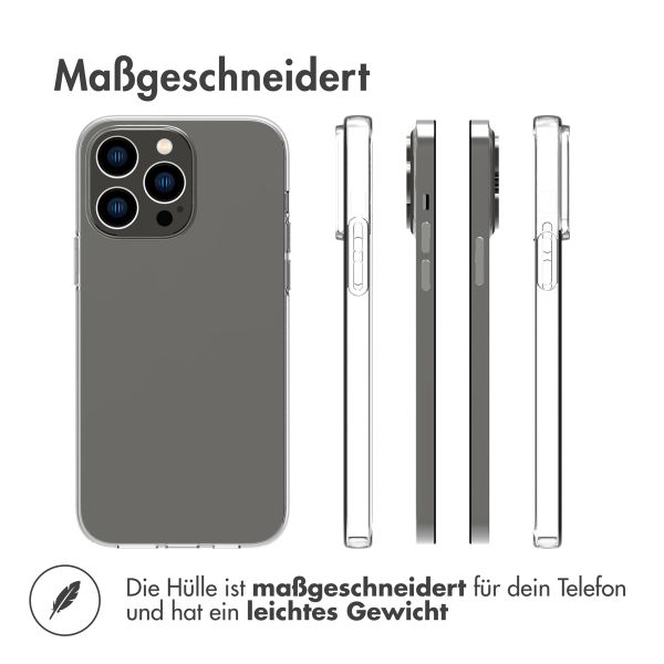 Accezz TPU Clear Cover für das iPhone 14 Pro Max - Transparent