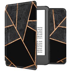 imoshion Design Slim Hard Case Klapphülle Amazon Kindle (2024) / Amazon Kindle (2022) 11th gen - Black Graphic