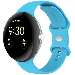 imoshion Silikon-Armband⁺ für  Google Pixel Watch 3 / 4 (45 mm) - Größe L - Blau