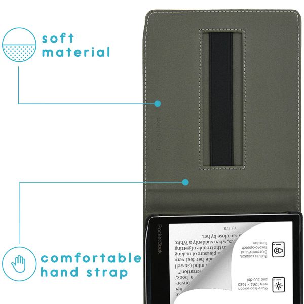 imoshion Stand Flipcase für das Pocketbook Era Color - Schwarz