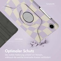 imoshion 360° drehbare Design Klapphülle Samsung Galaxy Tab A9 8.7 Zoll - Dancing Cubes