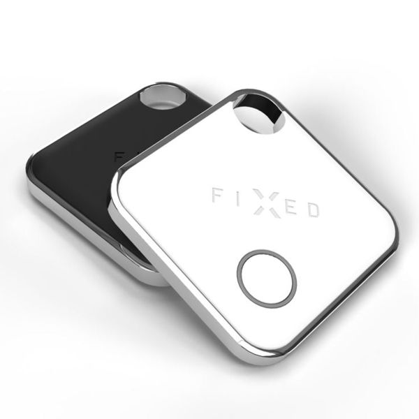 Fixed Tag - Bluetooth Tracker für iOS - 6 Pack - Schwarz / Weiß