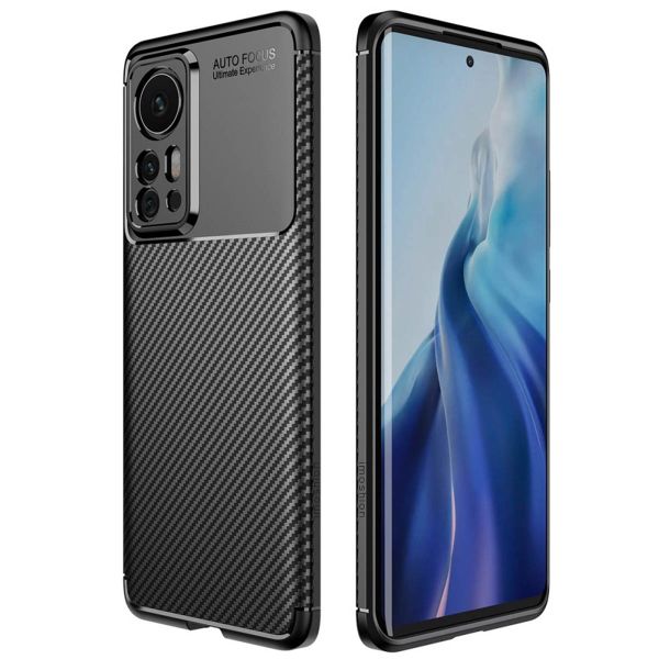 imoshion Carbon-Hülle für das Xiaomi 12 Pro - Schwarz