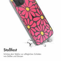 imoshion  Design Hülle für das iPhone 15 - Dusty Rose Flowers Connect