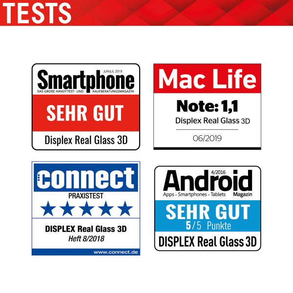 Displex Bildschirmschutzfolie Real Glass Fingerprint Sensor für das Samsung Galaxy S21 Ultra