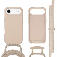 imoshion Color Backcover mit abnehmbarem Handykette und MagSafe Apple iPhone Air - Nude