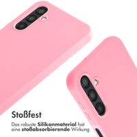 imoshion Silikonhülle mit Band für das Samsung Galaxy A25 (5G) - Rosa