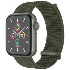 imoshion Nylonarmband für das  Apple Watch Series 1 t/m 9 / SE (38/40/41 mm) | Series 10 / 11 (42 mm) - Army Green