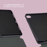Selencia Vivid Klapphülle Apple iPad 11 (2025) 11 Zoll A16 / iPad 10 (2022) 10.9 Zoll - Marble Plum