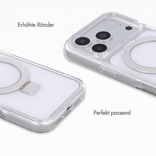Accezz Ring Stand Backcover mit MagSafe Apple iPhone 18 Pro / 17 Pro - Transparent
