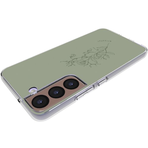 imoshion Design Hülle für das Samsung Galaxy S22 - Floral Green