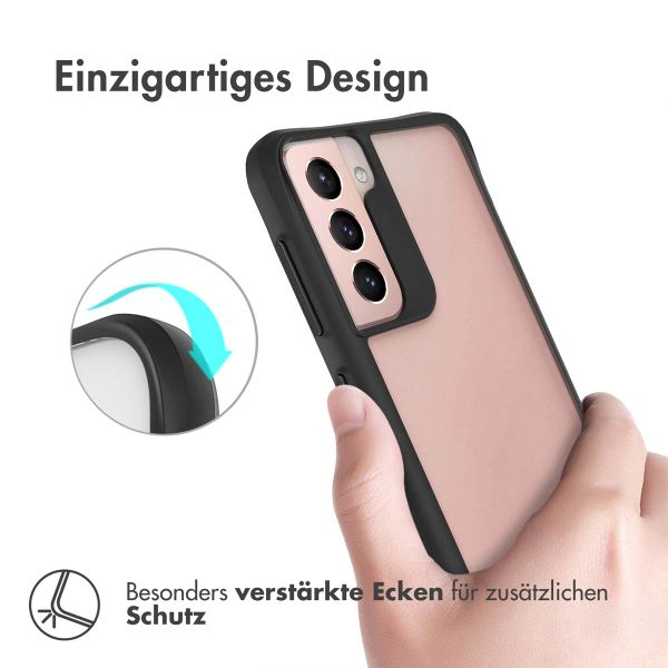 imoshion Rugged Hybrid Case Samsung Galaxy S21 - Schwarz