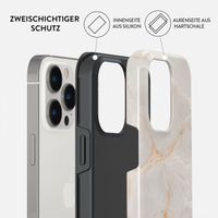 Burga Tough Back Cover für das iPhone 14 Pro - Vanilla Sand