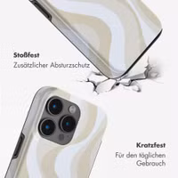 Selencia Vivid Rückabdeckung mit MagSafe Apple iPhone 15 Pro Max - Desert Waves Beige