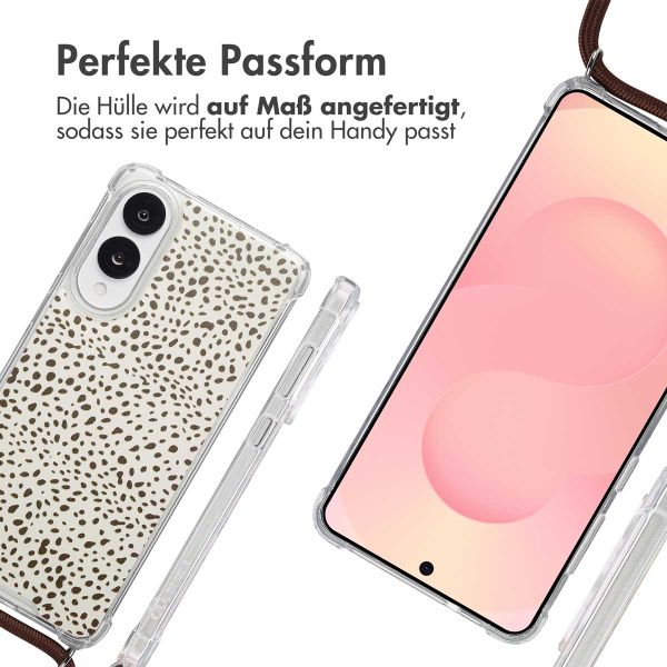 imoshion Design Hülle mit Band Samsung Galaxy S25 Edge - Desert Dots