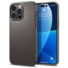 Spigen Thin Fit™ Hardcase für das Apple iPhone 14 Pro Max - Grau