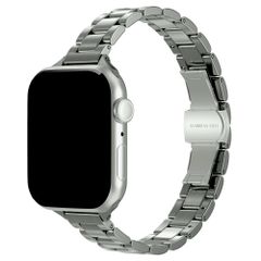 Selencia Slim Stahlgliederarmband für Apple Watch | 38/40/41/42 mm - Silber