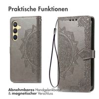 imoshion Mandala Klapphülle für das Samsung Galaxy S24 Plus - Grau