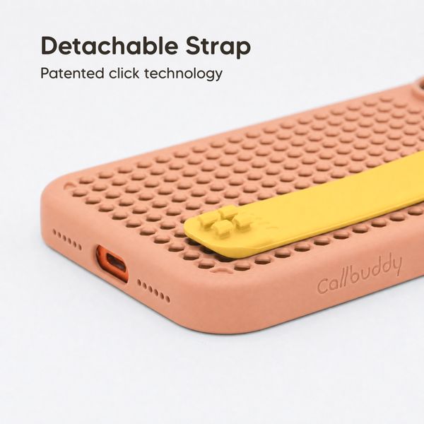 Callbuddy Hülle mit Strap Apple iPhone 17 Pro Max - Coral Pop