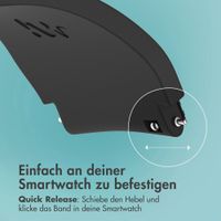 imoshion Flexibles Silikonarmband - Universeller 22-mm-Anschluss - Schwarz