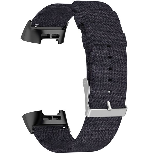 imoshion Nylonarmband für das  Fitbit Charge 3 / 4 - Schwarz