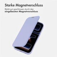 imoshion Transparente Bookcase mit MagSafe Apple iPhone 17 Pro - Lila