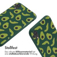 imoshion Silikonhülle design mit Band für das iPhone Xr - Avocado Green