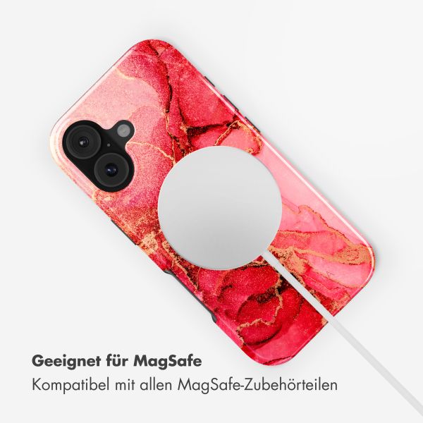 Selencia Vivid Rückabdeckung mit MagSafe Apple iPhone 17 - Rosy Marble