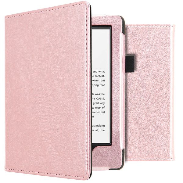 imoshion Vegan Leather Klapphülle Amazon Kindle 10 - Roségold