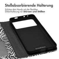 imoshion Design Klapphülle Xiaomi Poco X6 Pro - Black And White