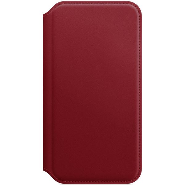 Apple Leather Folio Klapphülle Red für das iPhone X / Xs