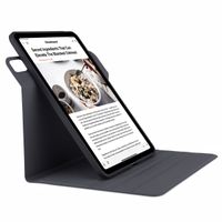 Pipetto Origami No5 Rotating Folio Case Apple iPad Pro 13 (2024) M4 - Schwarz