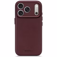 Decoded Leather Backcover MagSafe Apple iPhone 17 Pro Max - Burgundy
