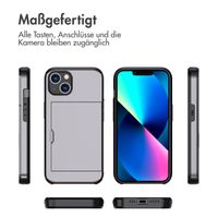 imoshion Backcover mit Kartenfach für das iPhone 13 - Grau