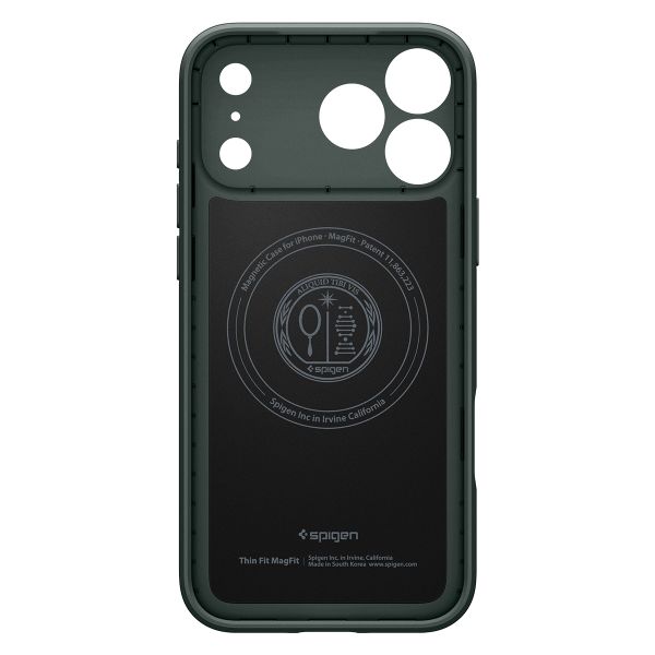 Spigen Thin Fit Backcover mit MagSafe Apple iPhone 18 Pro / 17 Pro - Abyss Green