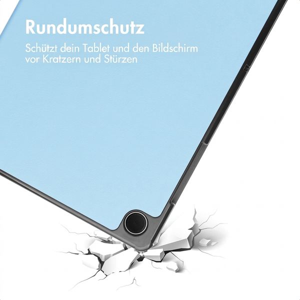 imoshion Trifold Klapphülle Samsung Galaxy Tab A11 Plus / A9 Plus - Hellblau