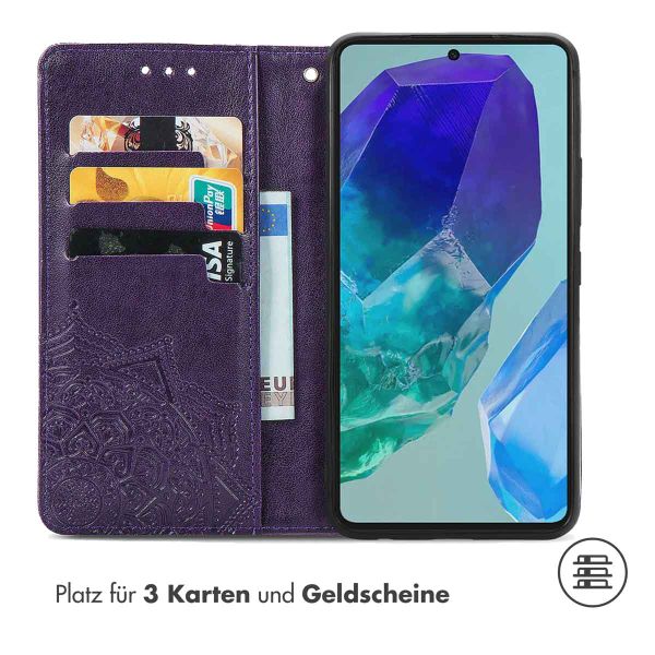 imoshion Mandala Klapphülle Samsung Galaxy S24 FE - Violett