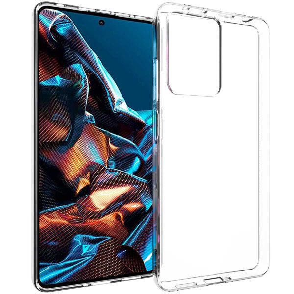 Accezz TPU Clear Cover für das Xiaomi Poco X5 Pro 5G - Transparent