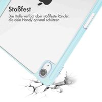 imoshion Trifold Hardcase Klapphülle für das iPad Air 11 Zoll (2025) M3 / (2024) M2 / Air 5 (2022) / Air 4 (2020) - Hellblau