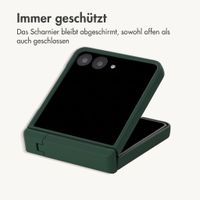imoshion Color Backcover mit Ständer Samsung Galaxy Z Flip 8 - Dunkelgrün