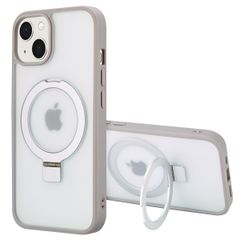 Accezz Ring Stand Backcover mit MagSafe Apple iPhone 13 - Grau